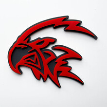 Insignia personalizada 3D Trackhawk Hellhawk - Emblema de guardabarros para Jeep Trackhawk 2
 4