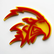Insignia personalizada 3D Trackhawk Hellhawk - Emblema de guardabarros para Jeep Trackhawk 3
 3
