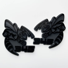 Insignia 3D Hornet Bee 345 - Emblema de insignias de guardabarros personalizadas para automóviles y camiones
 4