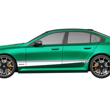 Kit de pegatinas Racing de rayas laterales M colores para BMW Serie 5 G60 M5 G90 - SupDec Graphix Vinilos Adhesivos
 2