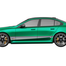 Kit de pegatinas Racing de rayas laterales M colores para BMW Serie 5 G60 M5 G90 - SupDec Graphix Vinilos Adhesivos
 3