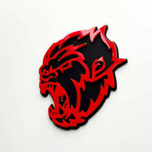 Emblema 3D de Guardabarros Angry Yeti Sasquatch Bigfoot 2