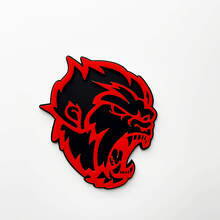 Emblema 3D de Guardabarros Angry Yeti Sasquatch Bigfoot 4