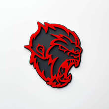 Emblemas 3D de Guardabarros Angry Yeti Sasquatch Bigfoot 3 5