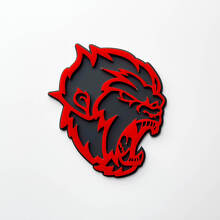 Angry Yeti Sasquatch Bigfoot 3D Fender Insignias Emblema Gris vs Rojo
 5