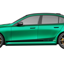 Kit de pegatinas laterales M5 Stripes Racing para BMW Serie 5 G60 M5 G90 - Adhesivos de vinilo SupDec Graphix
 3