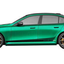 Kit de pegatinas laterales M5 Stripes Racing para BMW Serie 5 G60 M5 G90 - Adhesivos de vinilo SupDec Graphix
 3