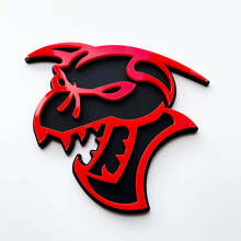 Emblema Demon 3D Insignias de Guardabarros Emblema 4