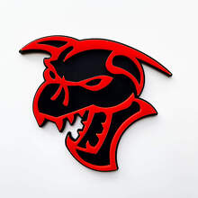 Emblema Demon 3D Insignias de Guardabarros Emblema 5