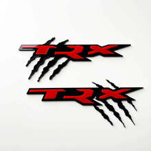 Insignia TRX Claw Marks 3D - Emblema de insignias de guardabarros personalizadas para camionetas Dodge RAM 1500 TRX
 2