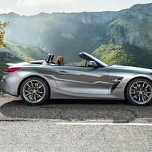 Pegatina de vinilo con rayas a cuadros para puerta lateral con logotipo M BMW Z4
 3