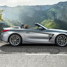 Calcomanía de vinilo con rayas para puerta con detalles laterales compatible con BMW Z4
 3