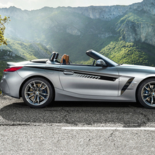 Calcomanía de vinilo con rayas estroboscópicas para puerta con detalles laterales compatible con BMW Z4
 3