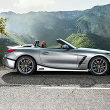 Calcomanía de vinilo con rayas M y panel basculante con detalles laterales compatible con BMW Z4
 2