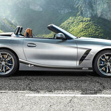 Kit de pegatinas de vinilo de franjas para paneles laterales M-Style para BMW Z4_2