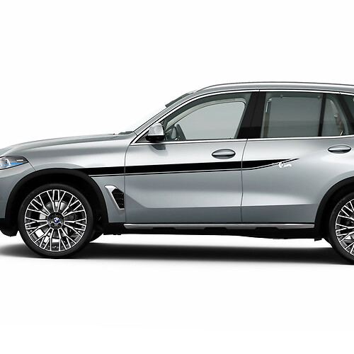Kit de calcomanías adhesivas de rayas laterales Dynamic Racing para BMW X5 G05 - Gráficos de vinilo personalizados
