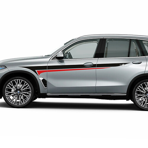 Kit de calcomanías a rayas para puertas laterales Accent Racing para BMW X5 G05
