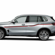 Kit de Calcomanías de Vinilo con Rayas Laterales Estilo M-Style para BMW X5 G05_2