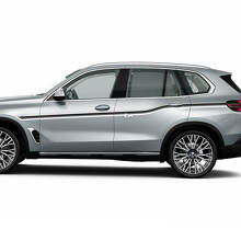Kit de Calcomanías de Vinilo con Rayas Laterales Estilo M-Style para BMW X5 G05_3