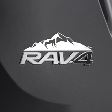 Etiqueta adhesiva de montañas sobre la insignia 2 trasera del Toyota Rav4
 2