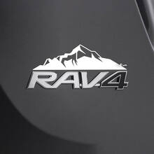 Calcomanía Pegatina Montañas Sobre Trasera Para Emblema Toyota Rav4 2