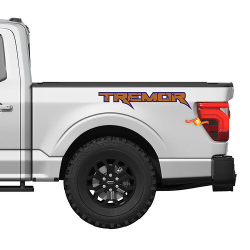 Pegatina Ford F-150 Tremor - Estilo Raptor con gráficos de vinilo de contorno
