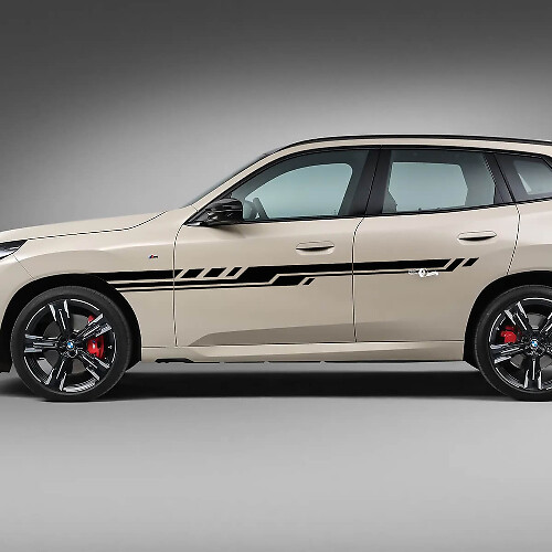 Kit de calcomanías de rayas para puertas laterales BMW X3 2024 - Gráficos de vinilo personalizados para G01 y F25 2
