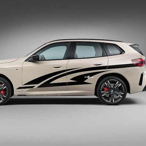 Kit de calcomanías tribales para puerta lateral de BMW X3 2024 - Gráficos de vinilo personalizados para G01 y F25 2
