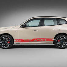 Kit de pegatinas de vinilo con franjas laterales decoradas para BMW X3 G45 G01 F25_4