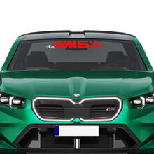 Calcomanía de parabrisas a cuadros con logotipo M para BMW Serie 5 G60 M5 G90
 2