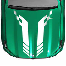 Calcomanía de parabrisas a cuadros con logotipo M para BMW Serie 5 G60 M5 G90
 3