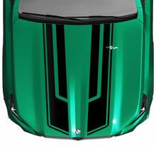 Calcomanía de capó de aspecto moderno de Stripes Racing para BMW Serie 5 G60 M5 G90
 3