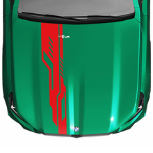 Calcomanía de capó de aspecto moderno de Stripes Racing para BMW Serie 5 G60 M5 G90
 5