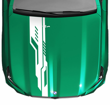 Calcomanía de capó de aspecto moderno de Stripes Racing para BMW Serie 5 G60 M5 G90
 8