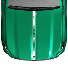 Vinilo adhesivo central estilo M5 para capó para BMW Serie 5 G60 M5 G90_2
