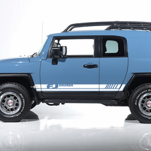 Toyota FJ Cruiser Puerta lateral Rayas Calcomanías Pegatinas Gráficos - Kit de vinilo personalizado 2
 2
