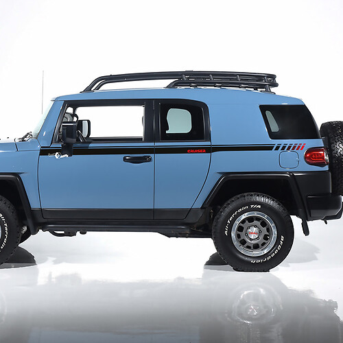 Calcomanías laterales de rayas, gráficos, aptos para Toyota FJ Cruiser
