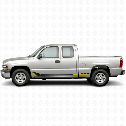Líneas de vinilo para puertas y paneles laterales Racing Line para Chevrolet Silverado 1500 GMT800 1999-2007