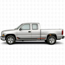 Líneas de vinilo para puertas y paneles laterales Racing Line para Chevrolet Silverado 1500 GMT800 1999-2007_2