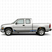 Líneas de vinilo para puertas y paneles laterales Racing Line para Chevrolet Silverado 1500 GMT800 1999-2007_3