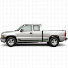 Líneas de vinilo para puertas y paneles laterales Racing Line para Chevrolet Silverado 1500 GMT800 1999-2007_4