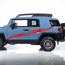 Toyota FJ Cruiser Tribal Side Door Stripes Calcomanías Pegatinas Gráficos - Kit de vinilo personalizado
 2