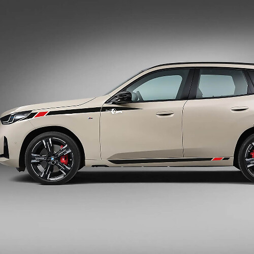 Kit de calcomanías de rayas para puertas laterales BMW X3 2024 - Gráficos de vinilo personalizados para G01 y F25 4
