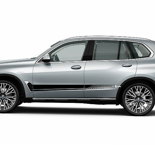 Kit de calcomanías con rayas estroboscópicas inferiores Accent Racing para BMW X5 G05

