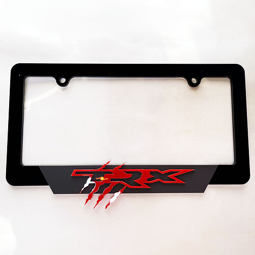 Cubiertas de Placas de Matrícula para Vehículos TRX Marcos Decorativos para Vehículos compatibles con Dodge Ram TRX
