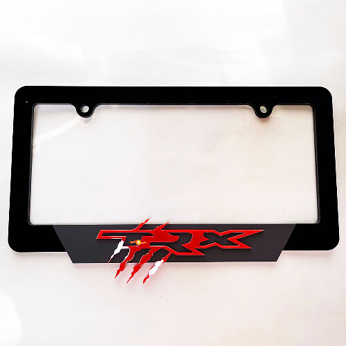 Cubiertas de Placas de Matrícula para Vehículos TRX Marcos Decorativos para Vehículos compatibles con Dodge Ram TRX

