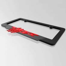 Marcos de cubiertas para matrícula de vehículo TRX, decoración de vehículos aptos para Dodge Ram TRX
 3
