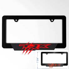Marcos de cubiertas para matrícula de vehículo TRX, decoración de vehículos aptos para Dodge Ram TRX
 4
