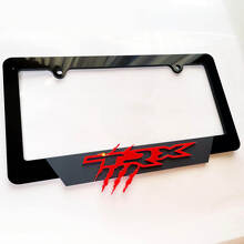 Marco de matrícula acrílico con marcas de garras TRX para Dodge Ram TRX_6