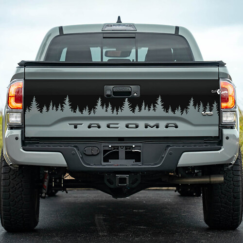 Toyota Tacoma Tailgate Wrap Decal Forrest Edition para Tacoma Vinyl Sticker
